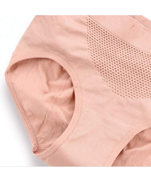 Thermal Underwear New Women Lingerie Solid Color Sports Briefs Underwear Panties Underpants - Pink - CQ198SEIY6Y