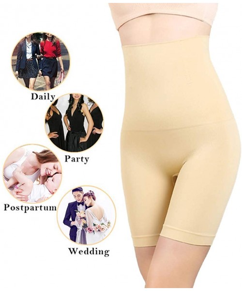 Shapewear Women Body Shapewear Tummy Control Shaper High Waist Thigh Slimmer- Small to Plus-Size - Nude - CD18AO27OYT