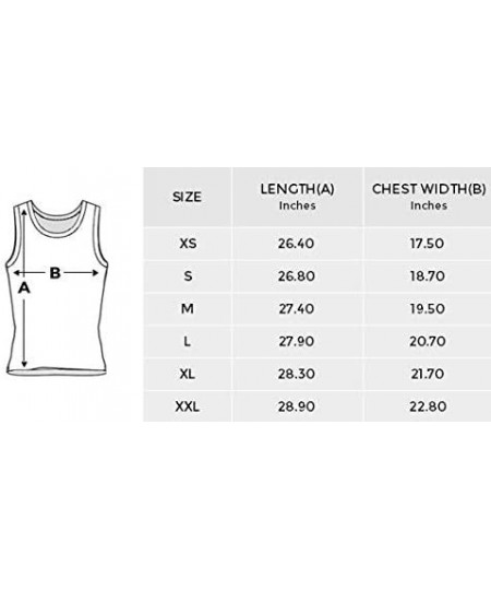 Undershirts Men's Muscle Gym Workout Training Sleeveless Tank Top Mount Shasta and Heart Lake - Multi6 - C119DW8OKAI