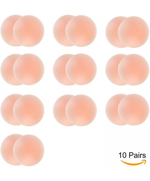 Accessories Sam's Reusable Nipple Covers Nipple Pasties Round Silicone Cover - C518ECIAQ0M