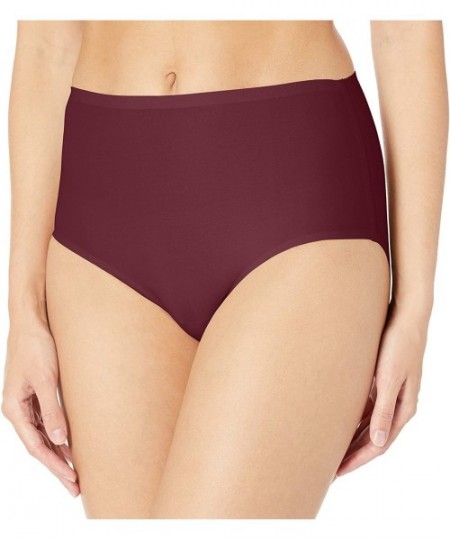 Panties Women's Smoothease Invisible Stretch VPL-Free Full Brief - Black Cherry - CD18M4HLY4N