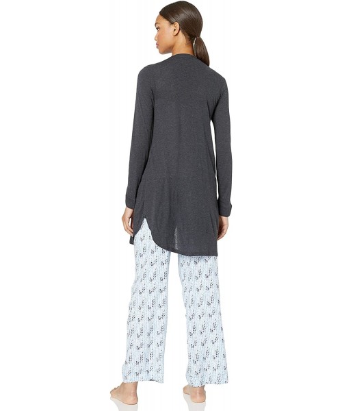 Nightgowns & Sleepshirts Women's Modal Knit Sleepshirt - Heather Grey/Black - CO18ISKTC96