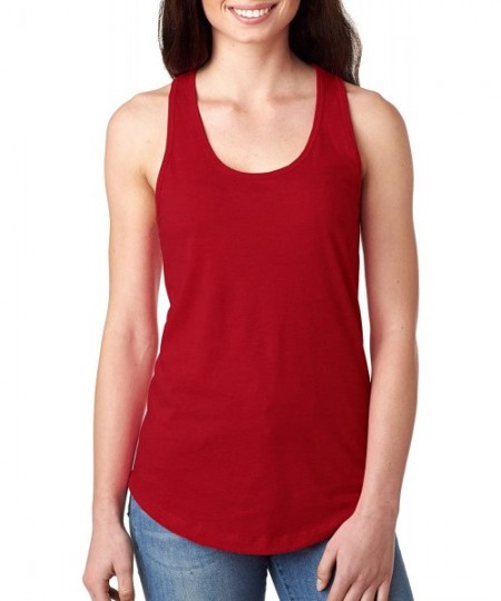 Camisoles & Tanks I Want to Leave Womens Racerback Tank Top - Red - CN18OYYNH3N