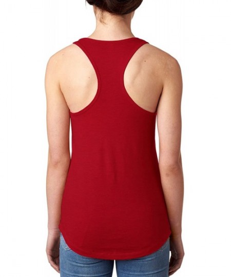 Camisoles & Tanks I Want to Leave Womens Racerback Tank Top - Red - CN18OYYNH3N