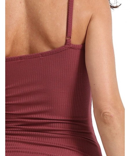 Shapewear Womens Light Weight Basic Stretch Fitted Bodysuit in Various Style - Newbs18-mauve - CN188Z7EXT7