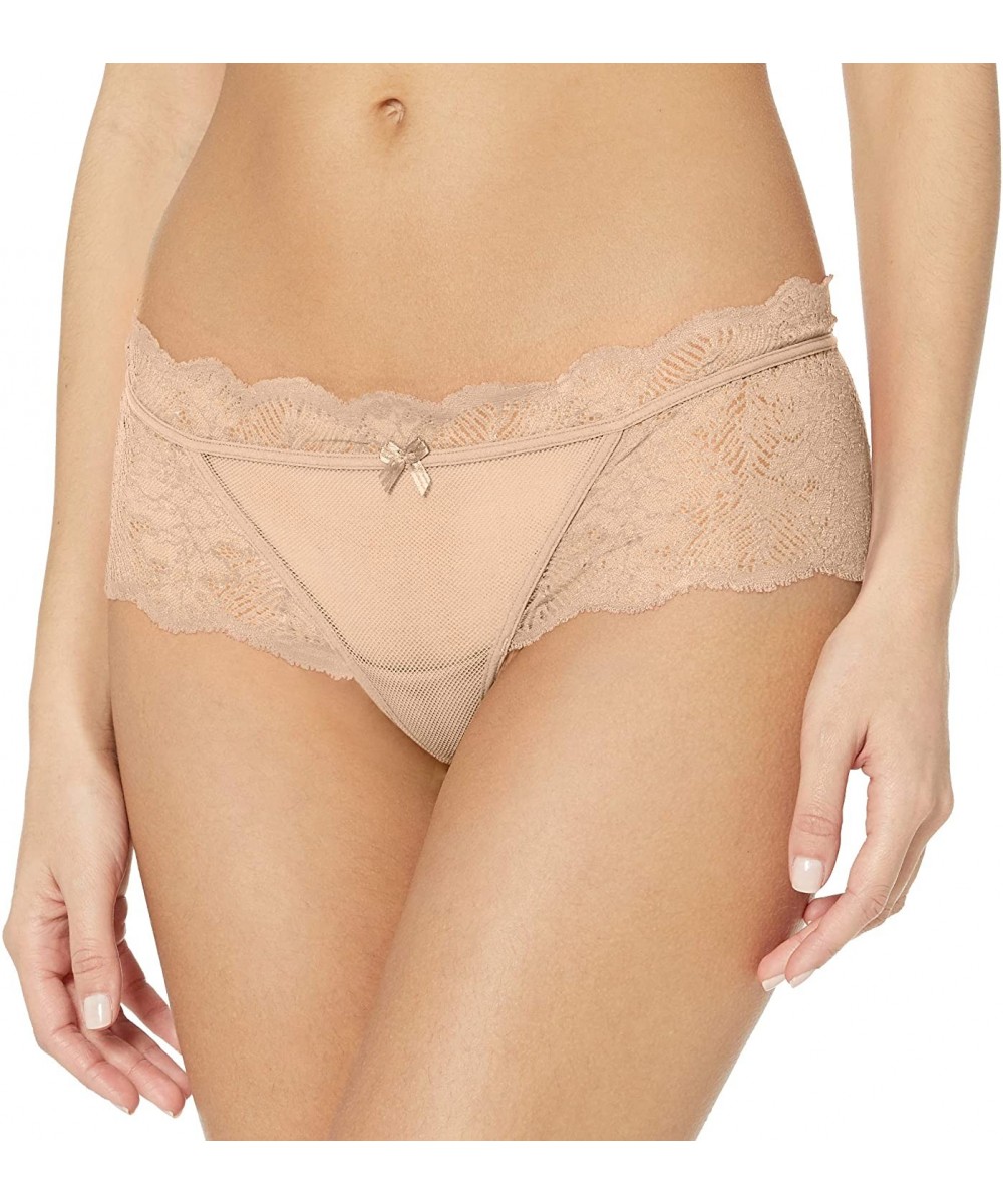 Panties Women's After Hours Boyshort Panty - Cameo Rose - C4182Q4SXEN