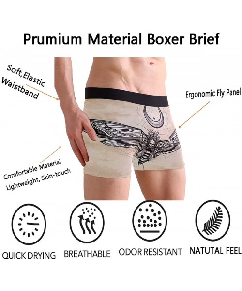 Boxer Briefs Men's Waistband Boxer Brief Stretch Swimming Trunk - Bee - CN1947LZ9OI