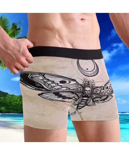 Boxer Briefs Men's Waistband Boxer Brief Stretch Swimming Trunk - Bee - CN1947LZ9OI