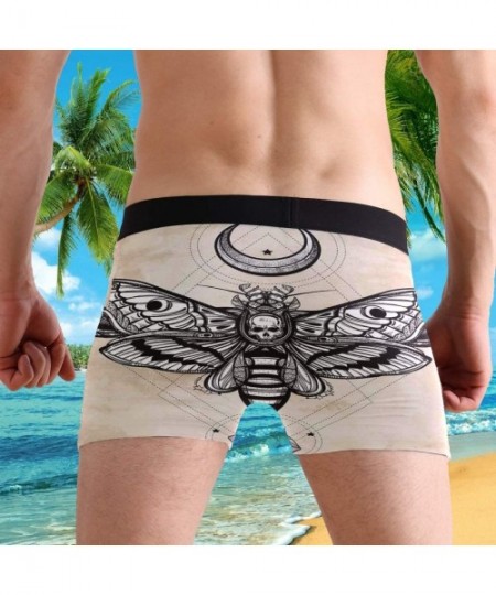 Boxer Briefs Men's Waistband Boxer Brief Stretch Swimming Trunk - Bee - CN1947LZ9OI