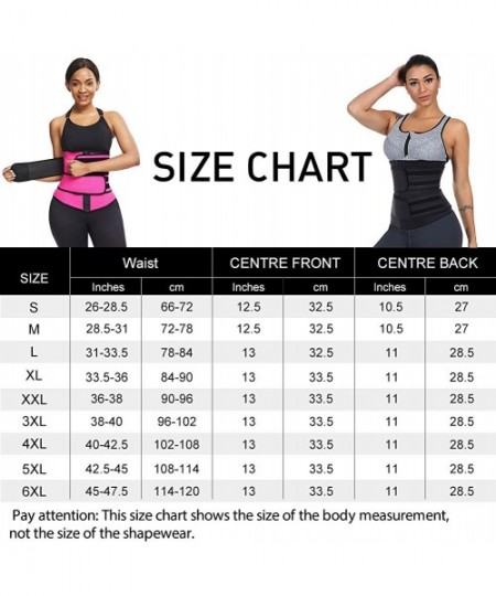 Shapewear Women Waist Trainer Trimmer Belt for Weight Loss Neoprene Hot Sweat Corset Slimming Shaper XS-6XL - Red (Neoprene) ...