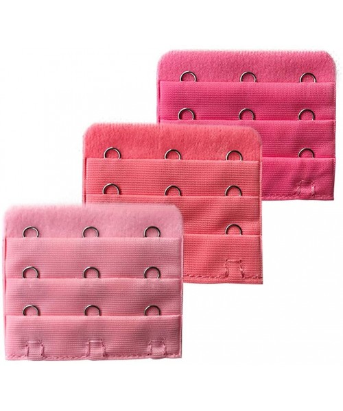 Accessories 6 Packs Bra Extender Soft Comfortable 4 Hook 3 Rows Bra Strap Extension for Women Girl - 13 Lotus Color - CL18KQG...