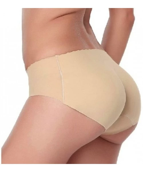 Shapewear Women Padded Seamless Butt Hip Enhancer Shaper Panties Underwear - Flesh - CL124PJ5RFV