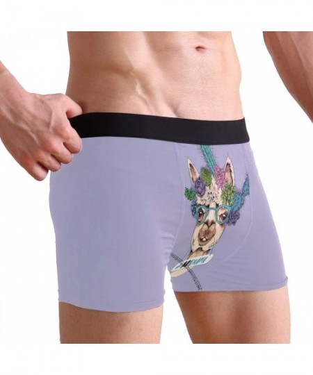 G-Strings & Thongs Men's Boxers Briefs Men Boxer Shorts Mens Trunks Good Friends are Like Stars - Cacti Flowers Portrait of N...