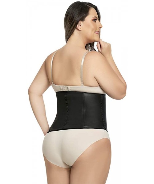 Shapewear Waist Latex Corset 2025 Classic Colombian Shaper Black Gym Belt and Fat Reducer - C118EWRURCA