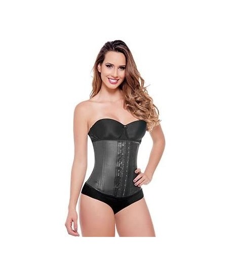 Shapewear Waist Latex Corset 2025 Classic Colombian Shaper Black Gym Belt and Fat Reducer - C118EWRURCA