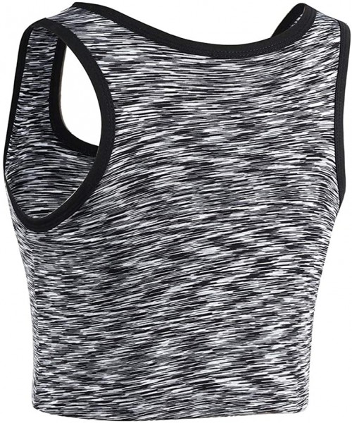 Bustiers & Corsets Women Tomboy Elastic Band Colors Chest Binder Tank Top - Light Grey - C6186YTHYM8