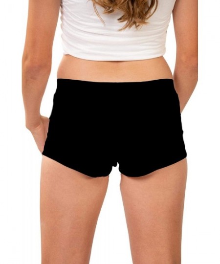 Panties 3 Pack Women's Secret Pocket Underwear Boy Brief Cotton Spandex - Black - C218IMY6G84