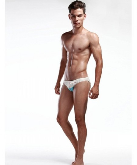 Briefs Mens Low Rise Sexy Swimwear Brief Swim Bikini 2251 - 2250 White - C111FBQH1D9