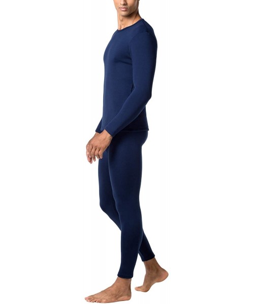 Thermal Underwear Men's Heavyweight Thermal Underwear Long John Set Fleece Lined Base Layer Top and Bottom M24 - Heavyweight ...