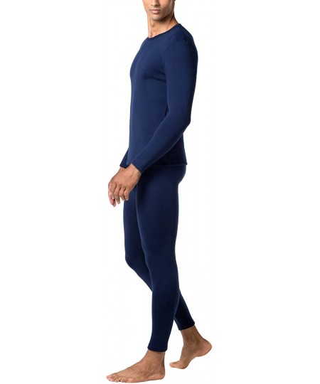 Thermal Underwear Men's Heavyweight Thermal Underwear Long John Set Fleece Lined Base Layer Top and Bottom M24 - Heavyweight ...