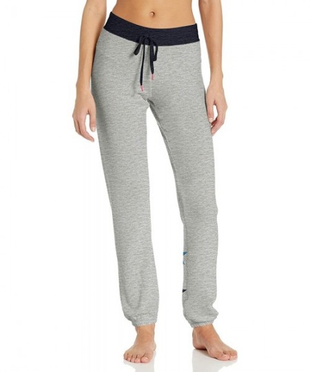 Bottoms Women's Iconic Lounge Banded Pant - Heather Grey - C418XGRUI2I