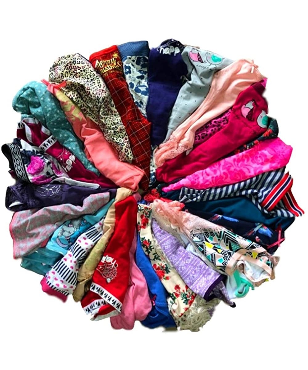 Panties Women Underwear Variety of Panties Pack Lacy Cotton Briefs Hipsters Bikinis Boyshorts Undies with Coverage - 6 Pcs - ...