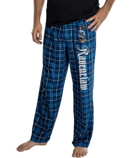 Sleep Bottoms Harry Potter Adult Mens' House Crest Plaid Pajama Pants - All 4 Houses Gryffindor- Ravenclaw- Slytherin- Huffle...