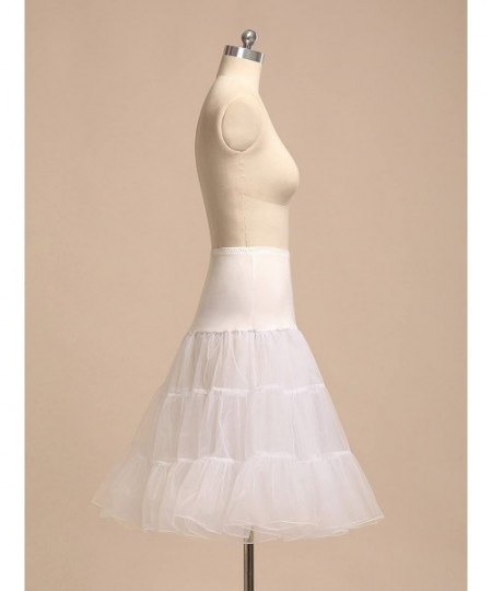 Slips 1950s Petticoat Underskirt Crinoline Slips for Women Tutu Skirt Dress - Ivory - CY18N70NALY