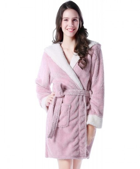 Robes Women's Bathrobe Robe with Two Ears RHW2498 - Rose - CS12ODMLDPR