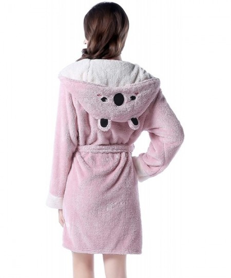 Robes Women's Bathrobe Robe with Two Ears RHW2498 - Rose - CS12ODMLDPR