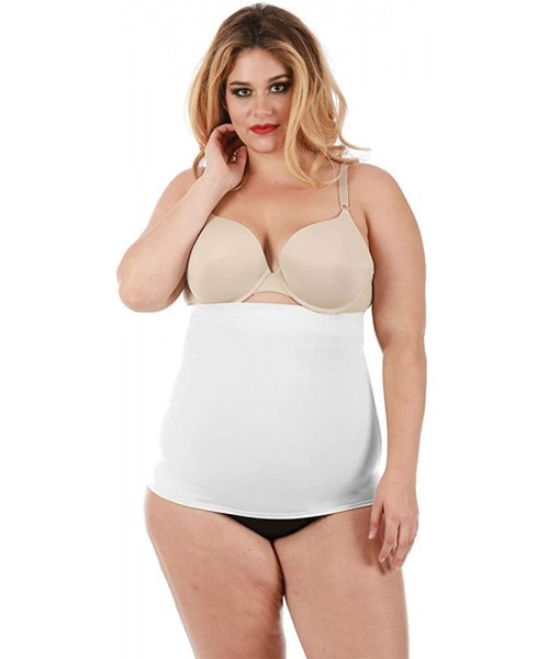 Shapewear Shapewear All Over Compression Tummy Control Body Shaper Waist Belt WBL4081 - White - C1196MU35U9