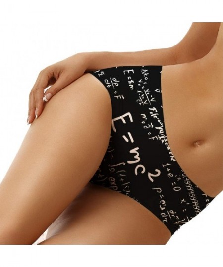 Panties Sexy Women Personalized Autism Awareness Underwear Briefs Breathable Hipster Panty - Mathematical Formula - C818XU0WZ3M