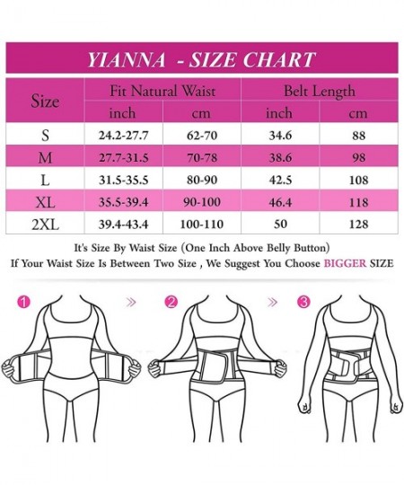 Shapewear Women Waist Trainer Belt - Slimming Sauna Waist Trimmer Belly Band Sweat Sports Girdle Belt - Black (updated) - CT1...