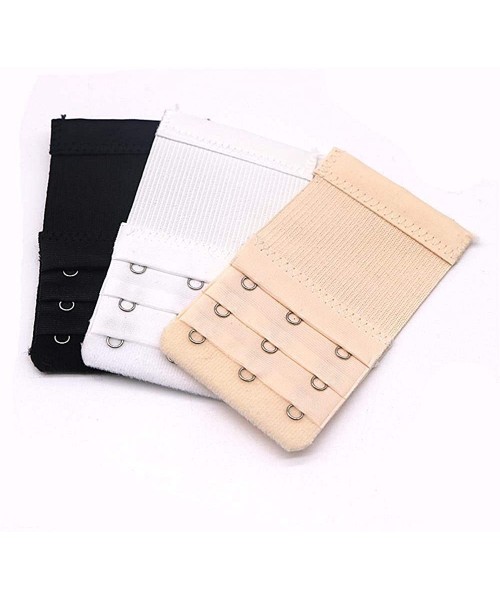 Accessories 5Pcs Bra Extenders Strap Buckle Extension 3 RowsHooks Extender Sewing Tool Intimates Accessories for Women - Whit...