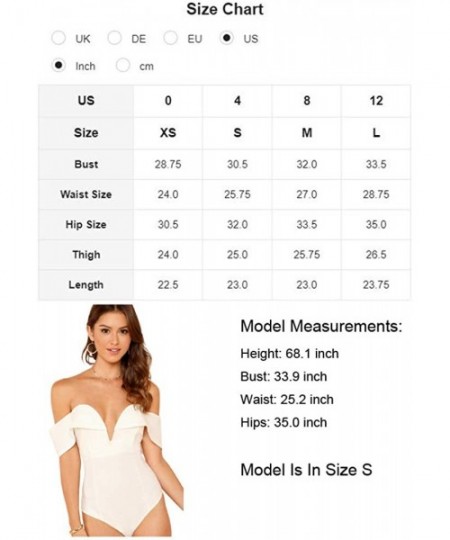 Shapewear Women's Elegant Sweetheart Backless Skinny Solid Sexy Bodysuit - Dark White - CR18N08TNRI