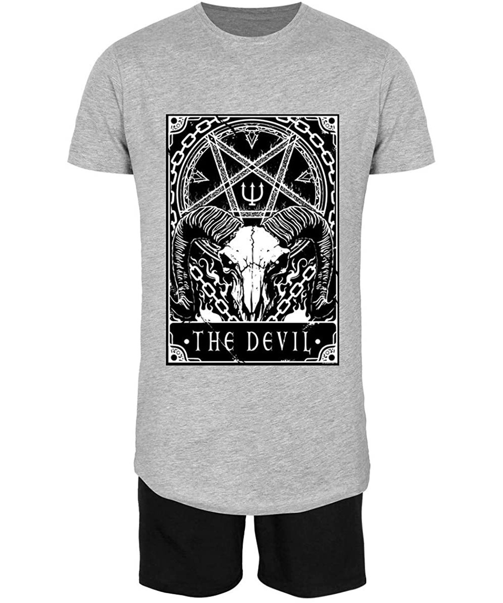 Sleep Sets Men's - The Devil Short Grey Pyjama Set - CS18ALW3O4L